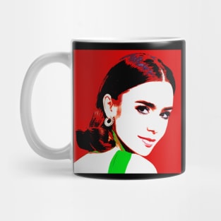 lily collins Mug